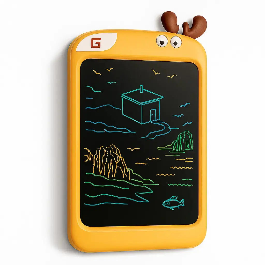 Ardoise Magique LCD – Graffitis Heureux en Forme d’Animal Ardoises Magiques