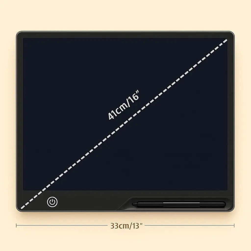 Tablette d'écriture LCD rechargeable 16 pouces Ardoises Magiques