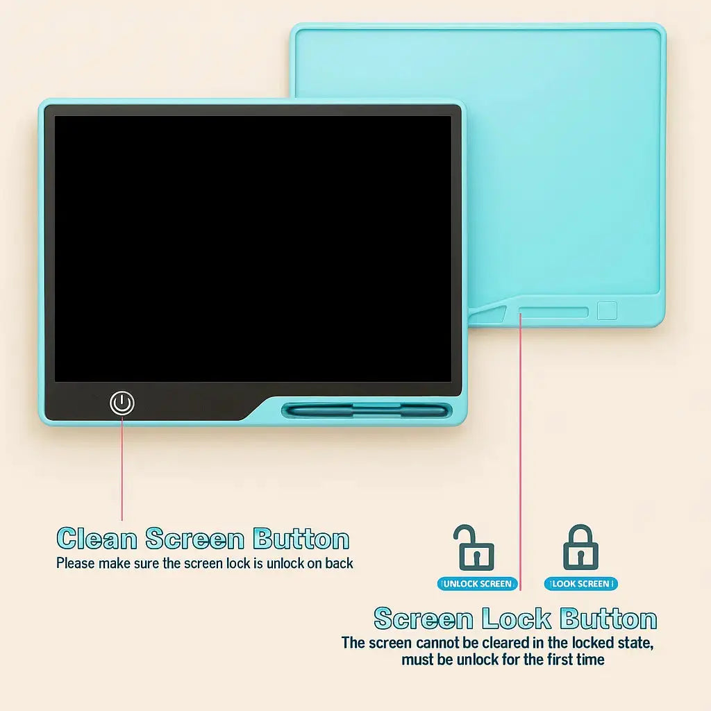 Tablette d'écriture LCD rechargeable 16 pouces Ardoises Magiques