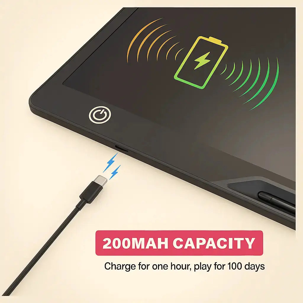 Tablette d'écriture LCD rechargeable 16 pouces Ardoises Magiques