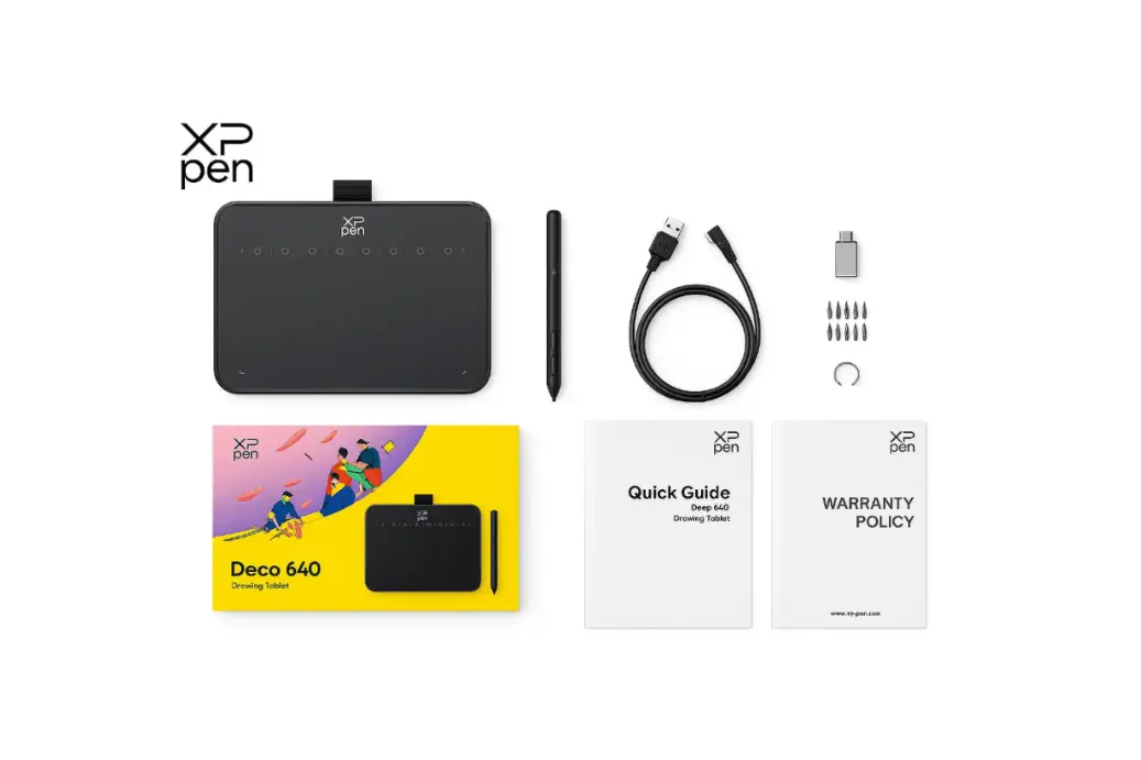 XPPen Deco 640 – Tablette Graphique Professionnelle ardoises magiques